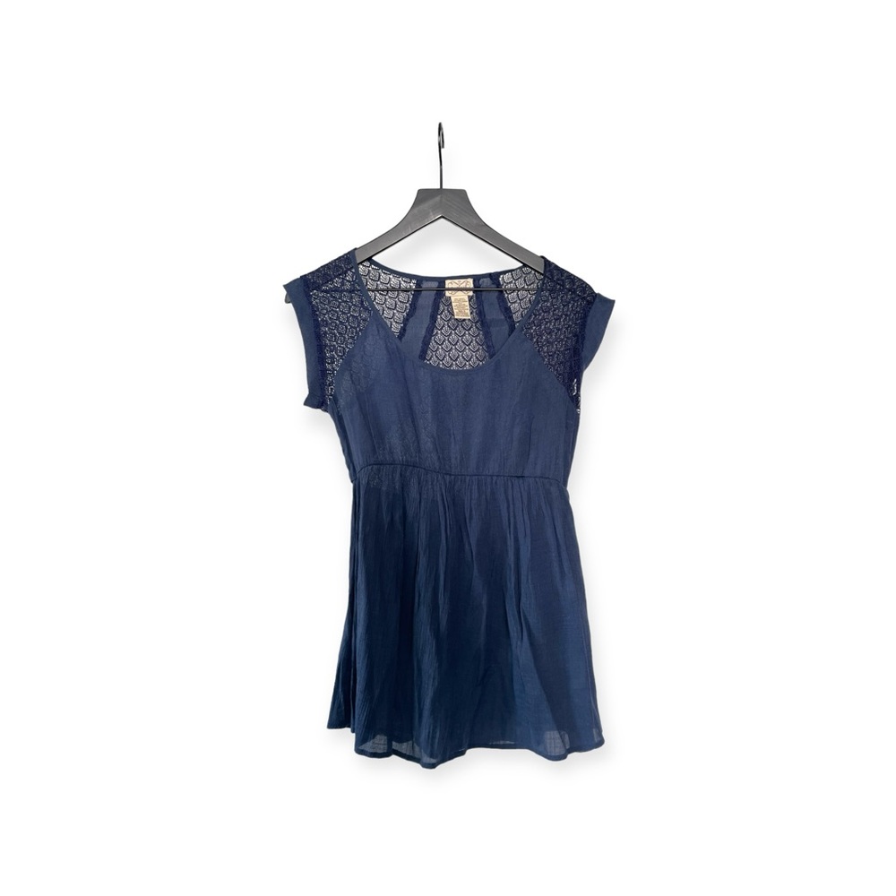 Eyelash Couture blue top